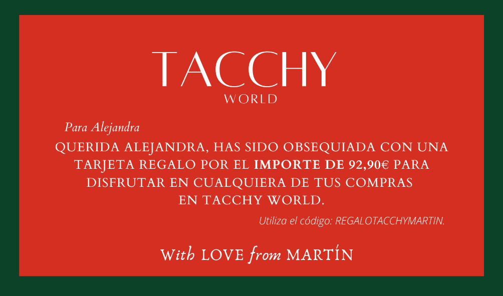 GIVE TACCHY AS A CHRISTMAS GIFT