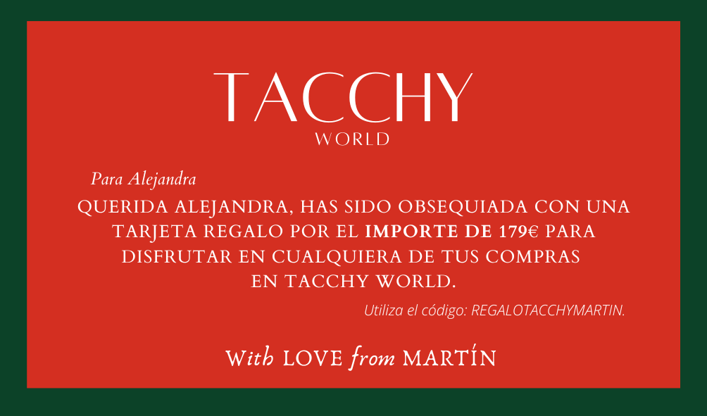 GIVE TACCHY AS A CHRISTMAS GIFT