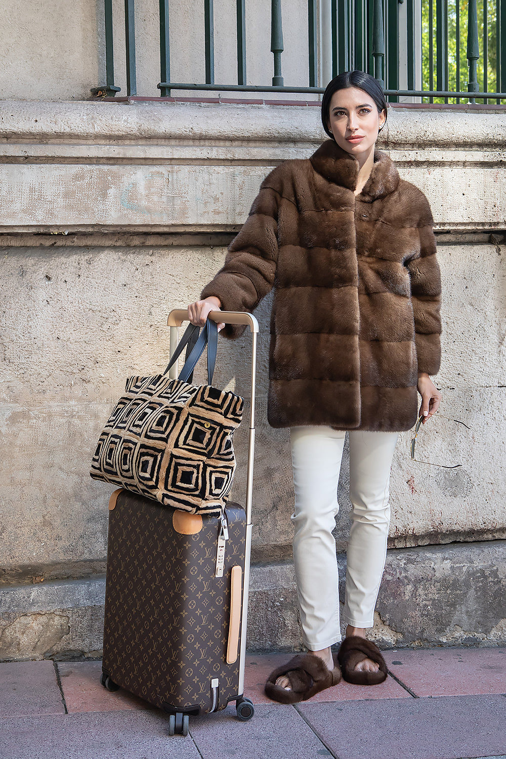 CHAQUETÓN VISÓN CARAMELO