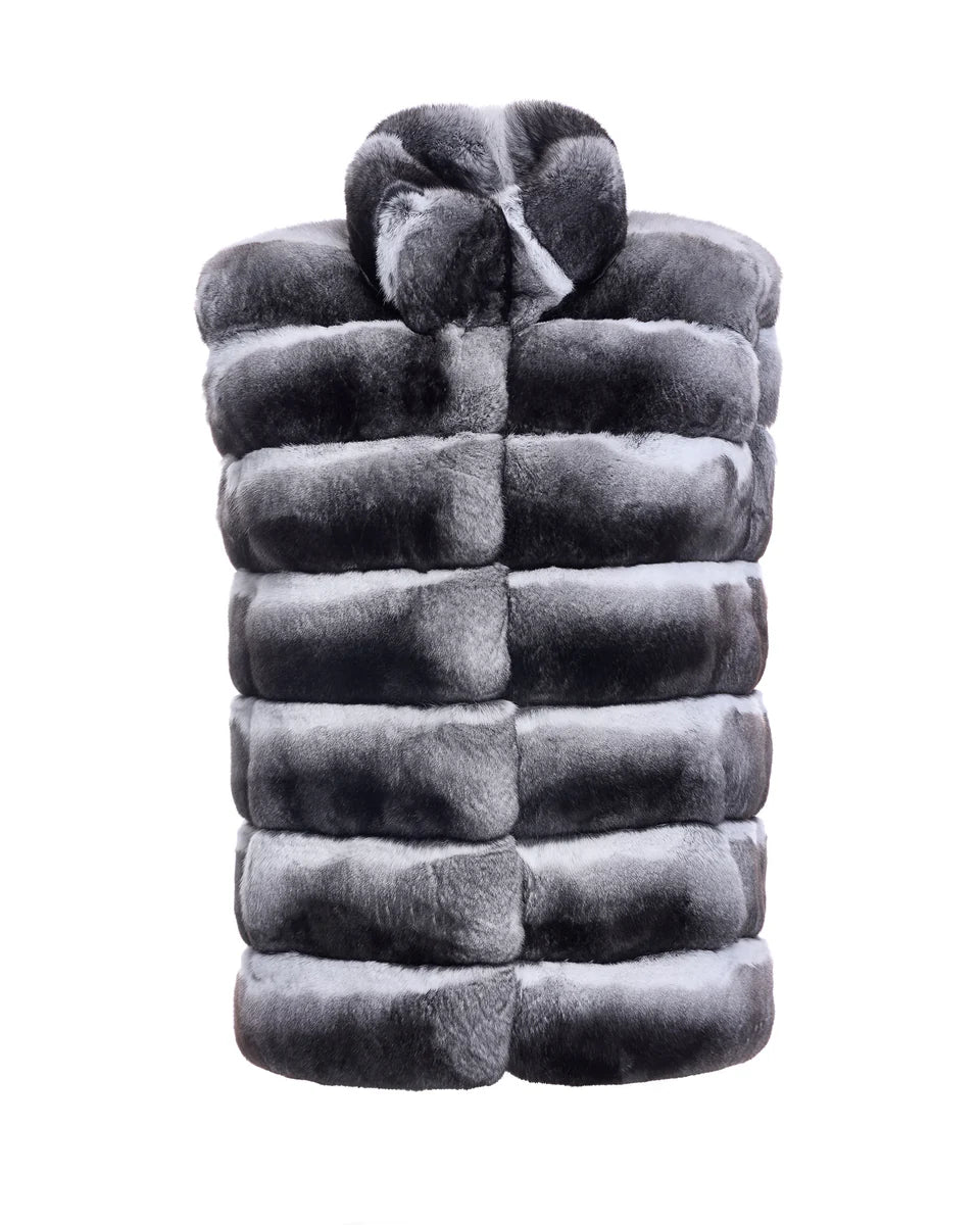 CHALECO MIDI CHINCHILLAS