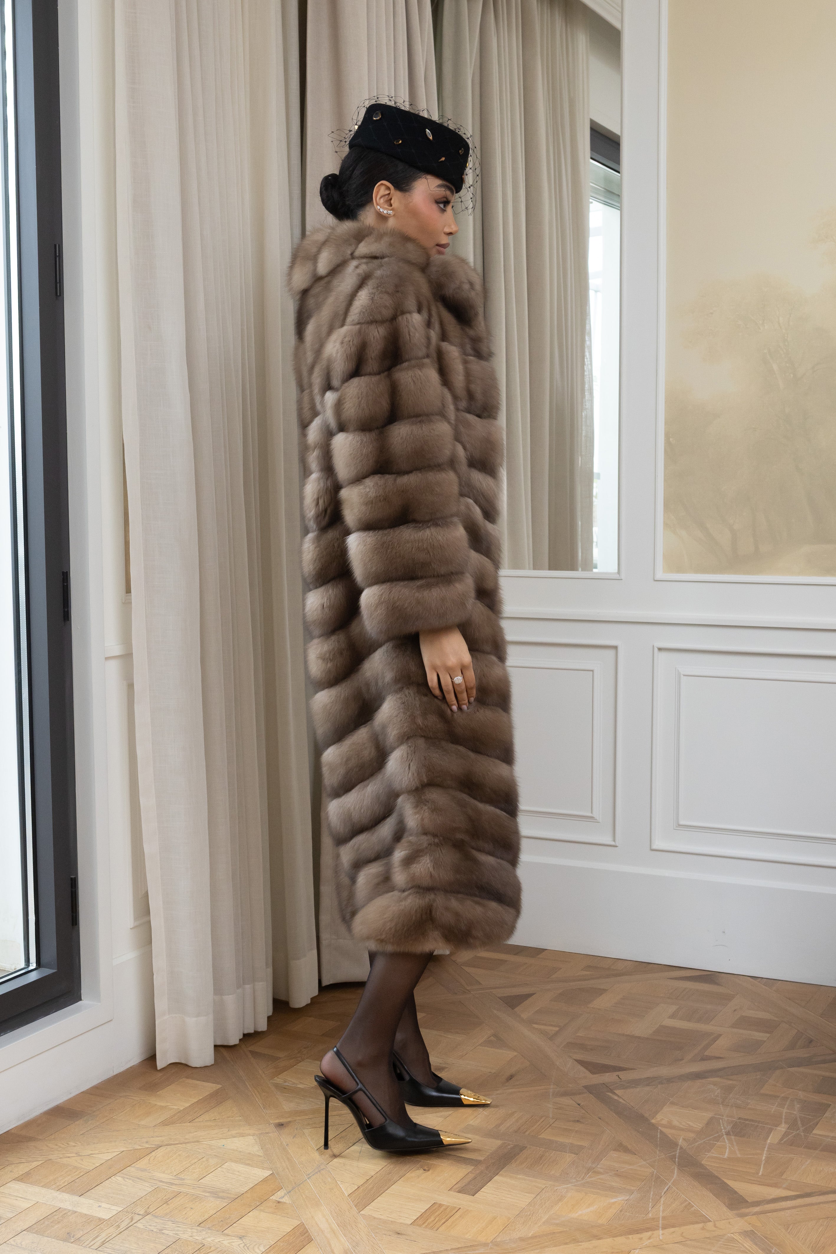 ABRIGO MARTAS CIBELINAS