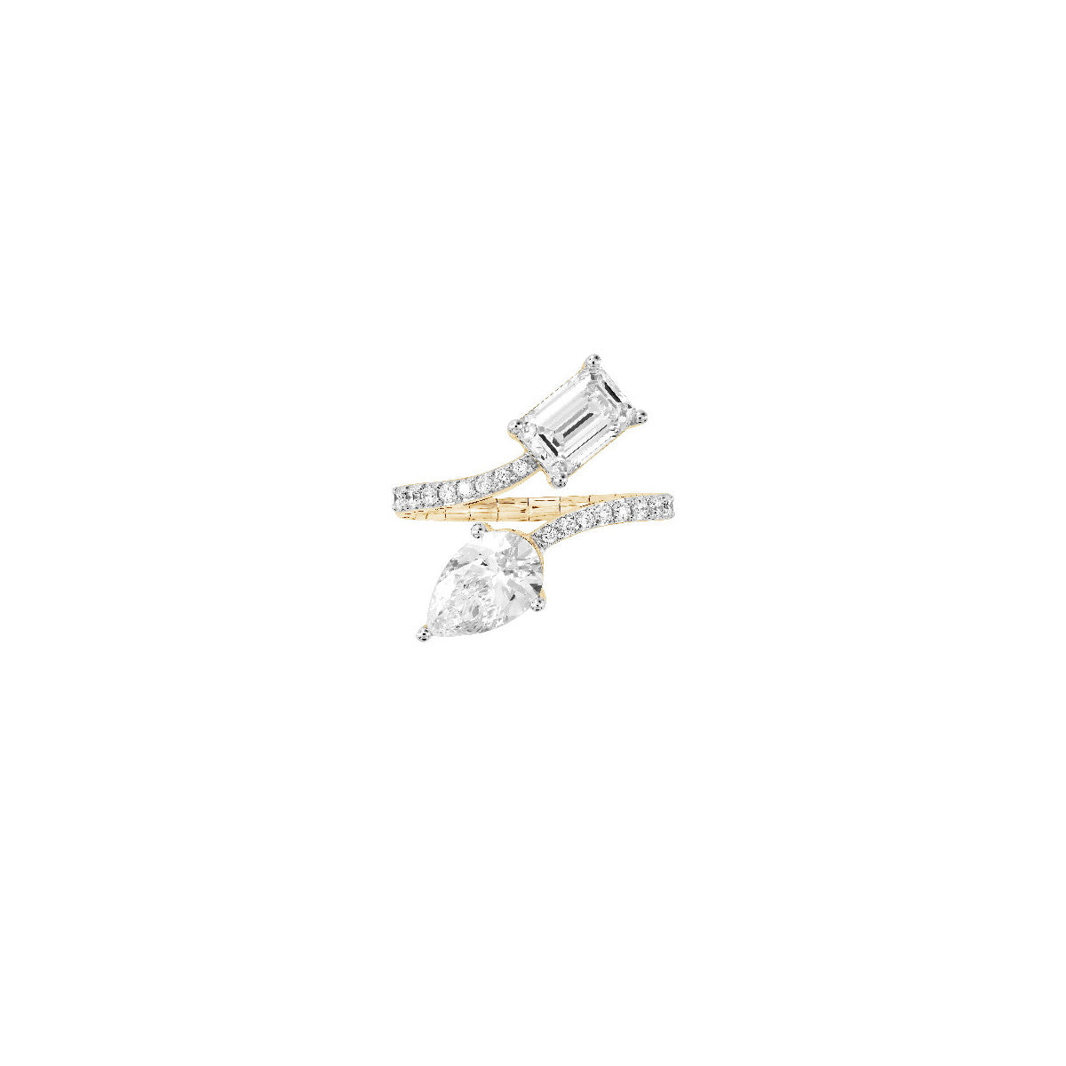 Anillo de Diamantes y Oro Amarillo