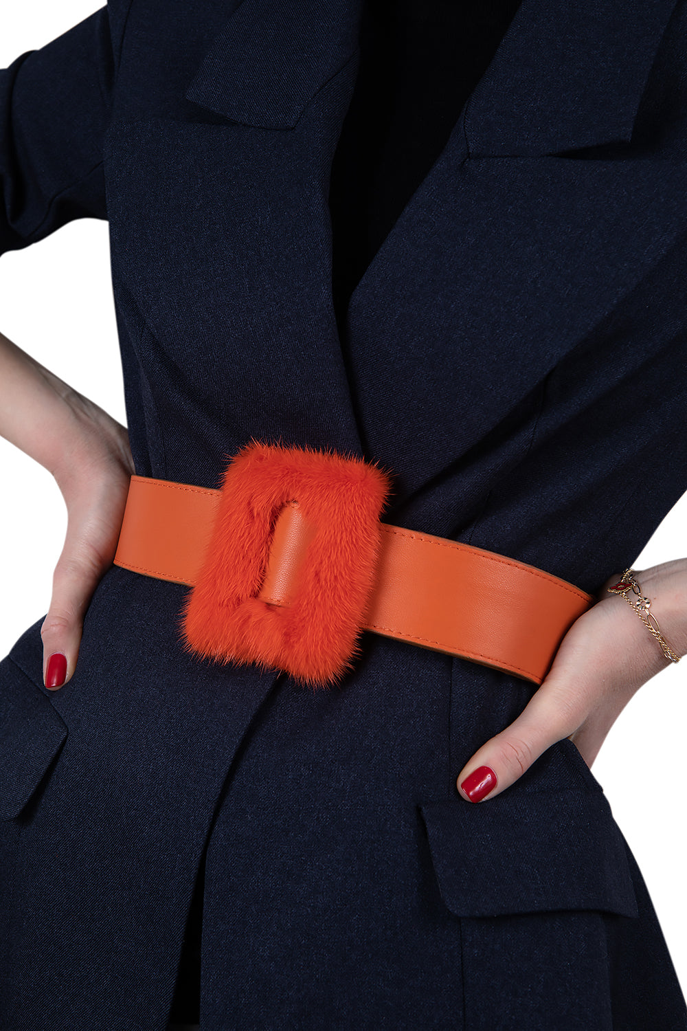 CINTURÓN HEBILLA NARANJA - Tacchy Official Online Store