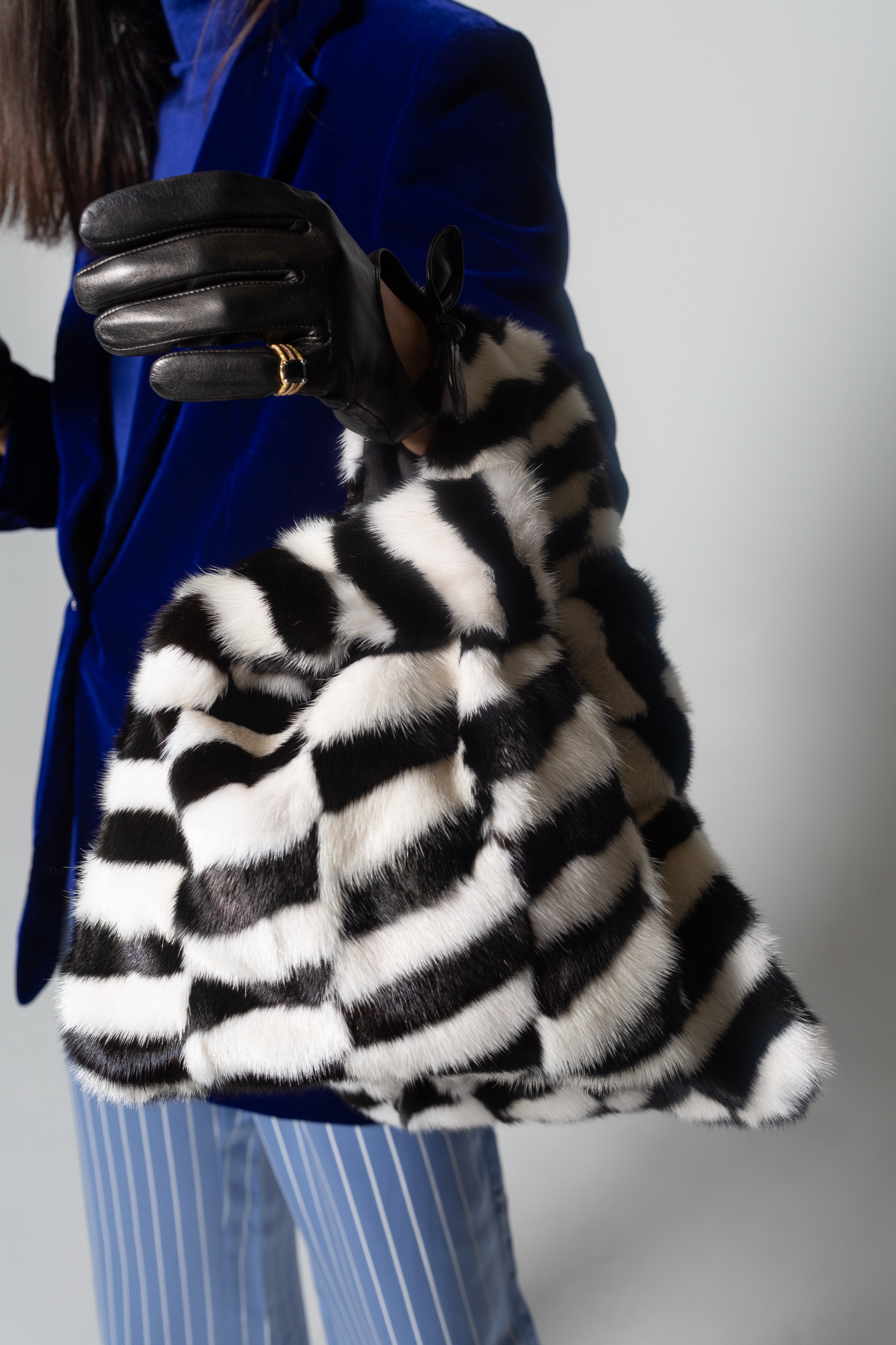 SHOPPER CORFU BLACK&WHITE - Tacchyworld