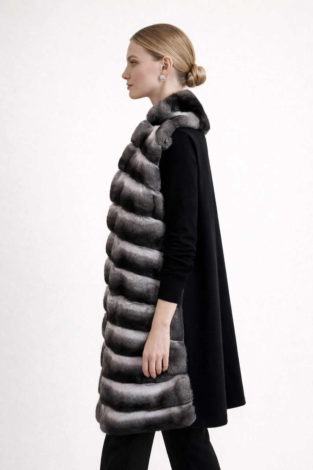 CASHMERE/LORO PIANA COAT MARTAS CIBELINES