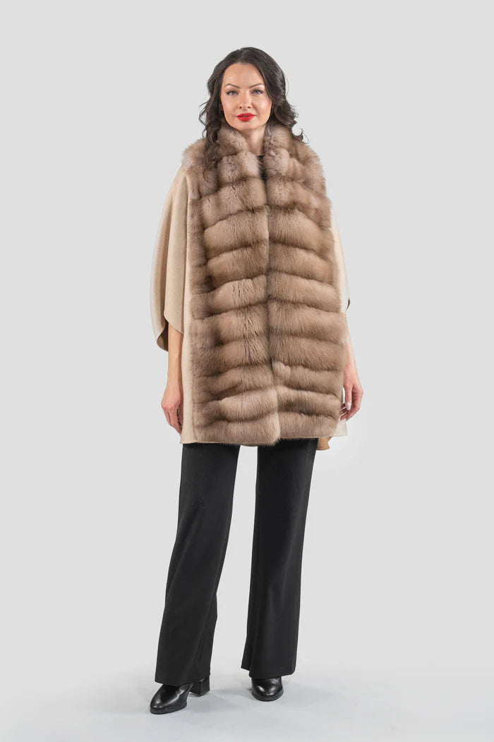 CAPA CASHMERE/LORO PIANA MARTAS CIBELINAS