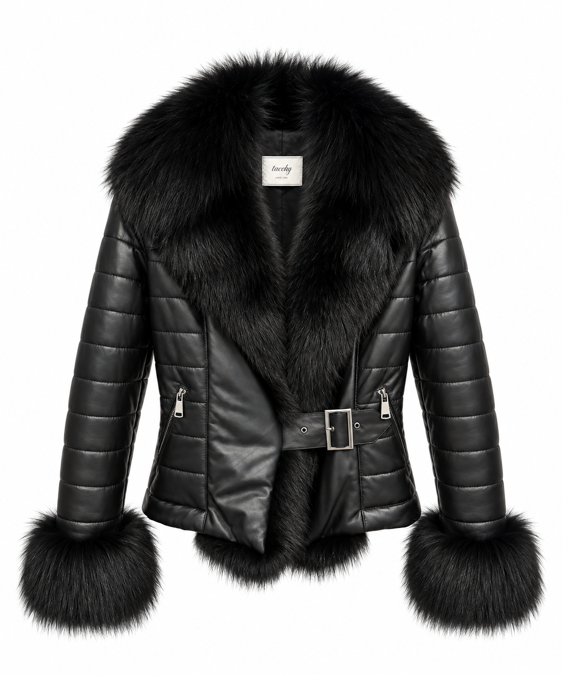 CHAQUETA DE PIEL Y ZORRO