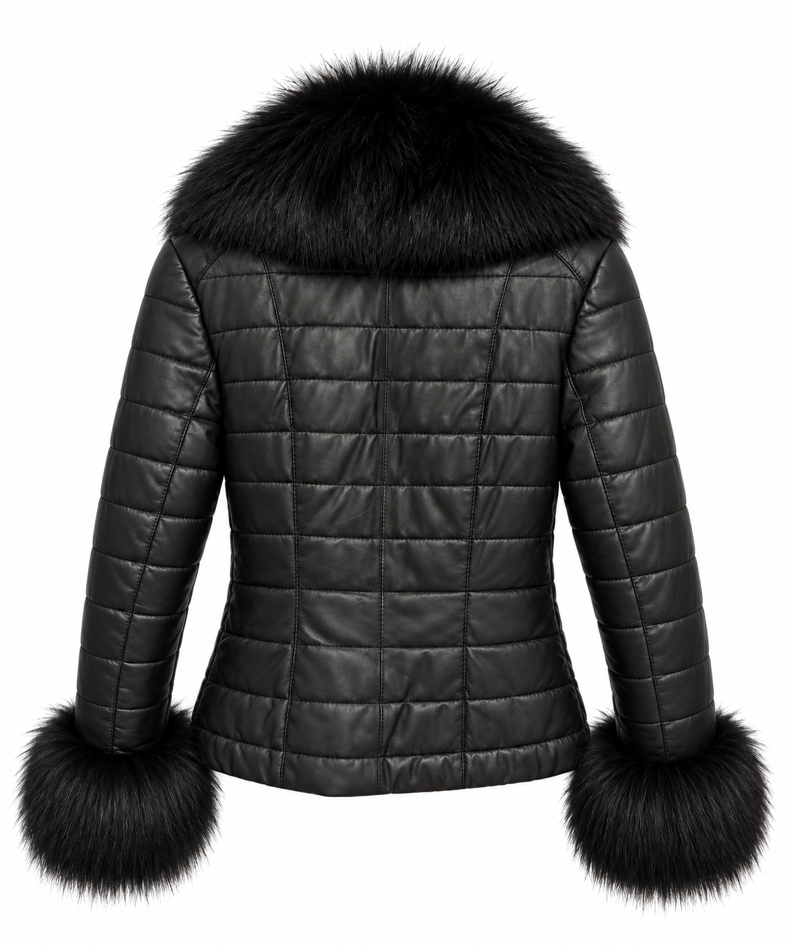 CHAQUETA DE PIEL Y ZORRO