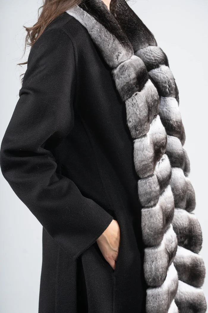 CASHMERE/LORO PIANA COAT MARTAS CIBELINES