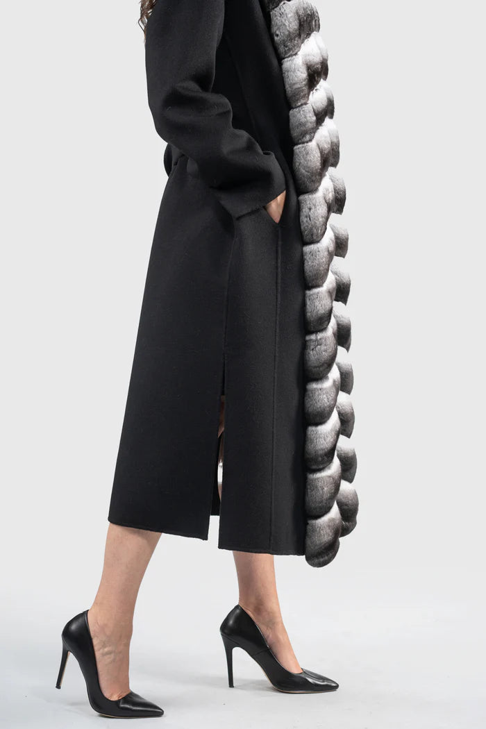 CASHMERE/LORO PIANA COAT MARTAS CIBELINES