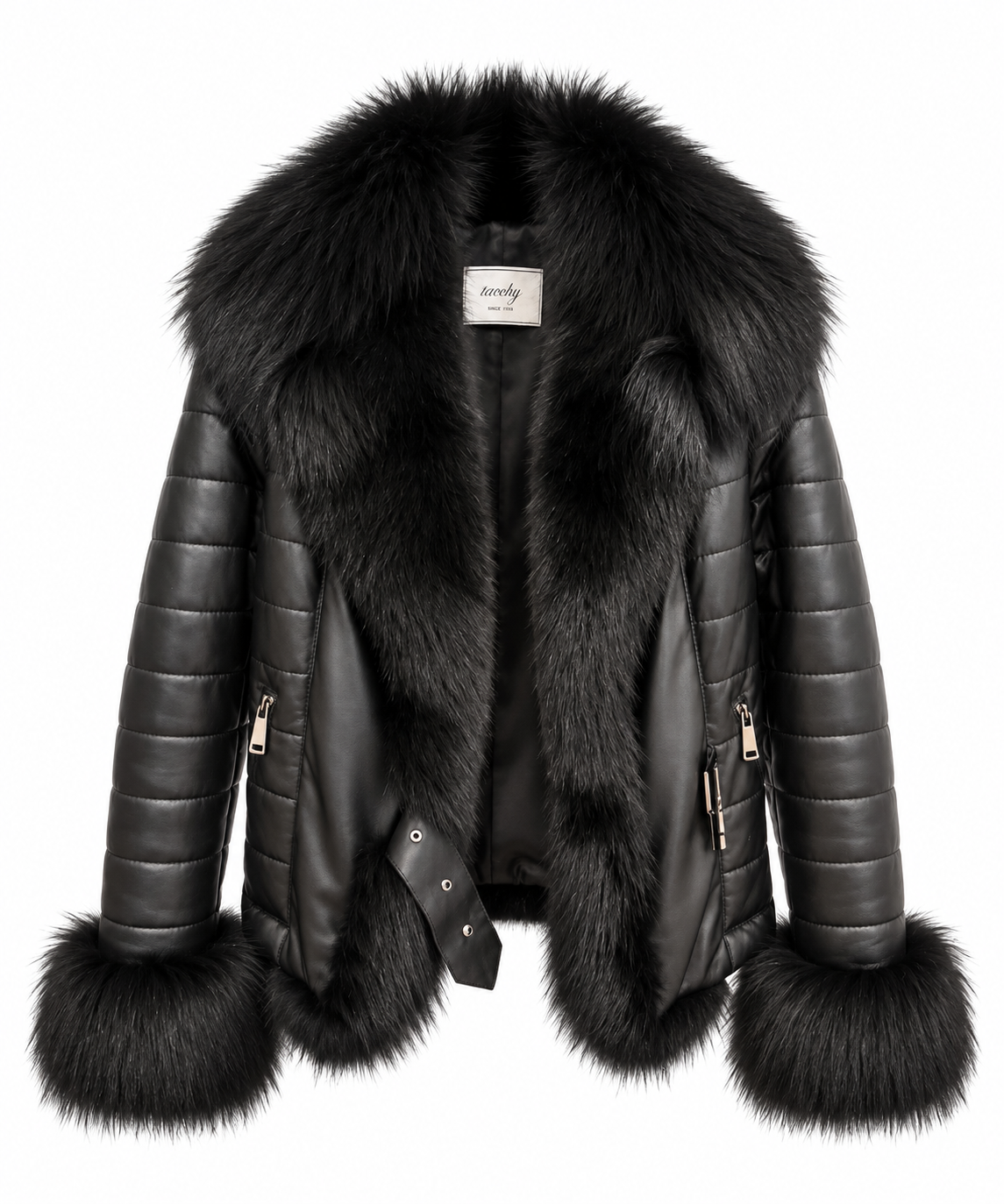 CHAQUETA DE PIEL Y ZORRO