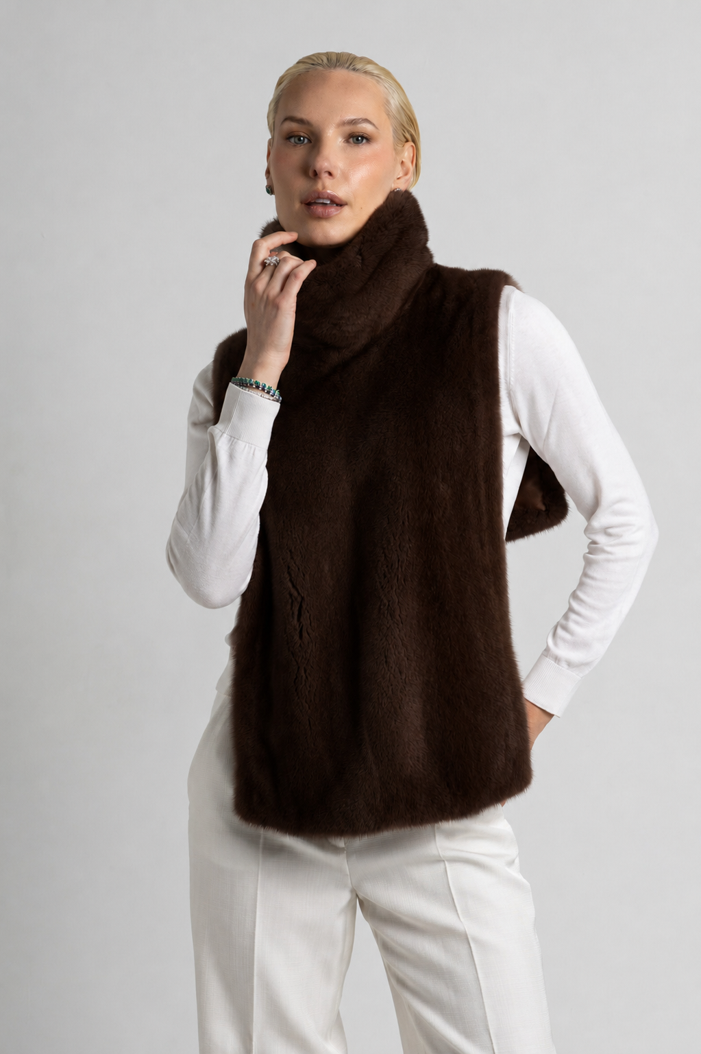 BEIGE MINK JERSEY
