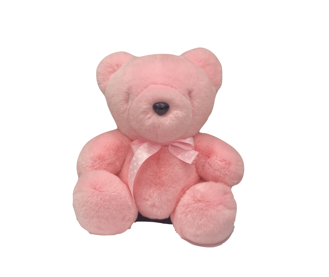 OSO PELUCHE CHINCHILLA ROSA